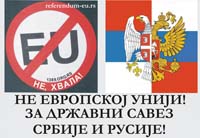 за државни савез Србије и Русије!